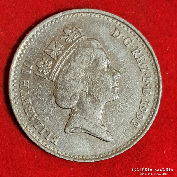 1992. England 2 pence (665)
