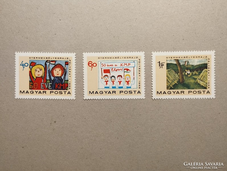 Magyarország-Gyermekbélyegrajz-pályázat 1968