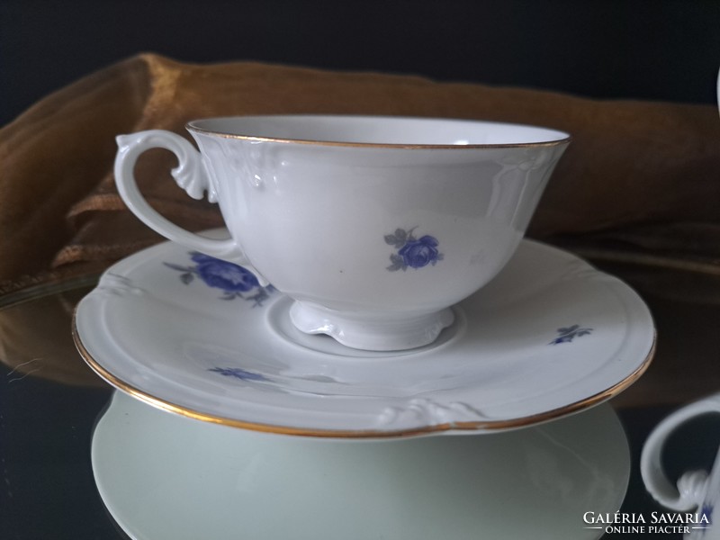 Budapest porcelain tea cup and milk spout
