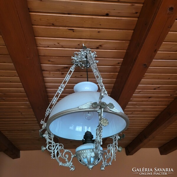 Ceiling cast iron kerosene lamp, chandelier lamp