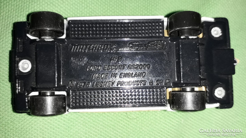 1978. MATCHBOX -SUPERFAST - FORD ESCORT RS2000 - 1: 64 méretű fém kisautó GYŰJTŐI a képek szerint