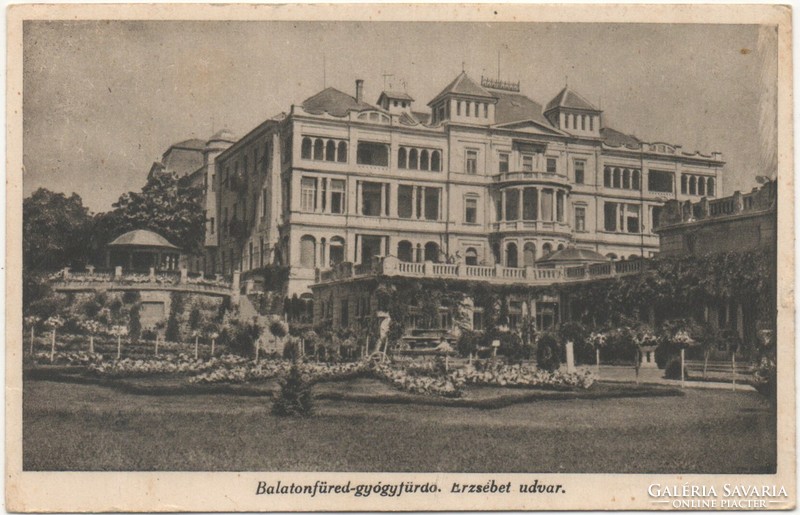 Ba - 548 Akinek a Balaton a szép Emlék  Balatonfüred-gyógyfürdő Erzsébet udvar 1932