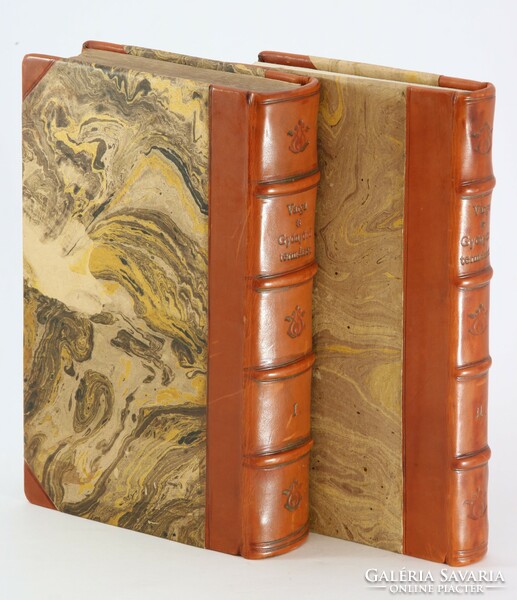 1808 - Márton Varga: the science of 'beautiful nature' i-ii complete copy in half leather binding !!