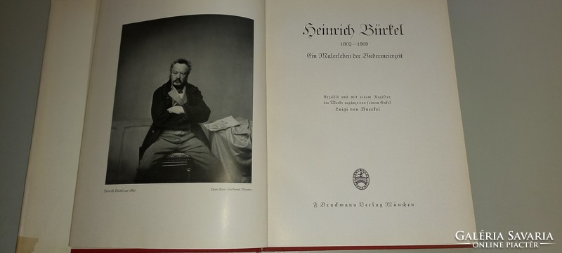 Heinrich Bürtel: Ein Malerleben der Biedermeierzeit von Luigi v. Buertel (német nyelvű)