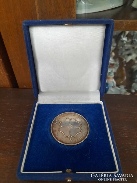 Silver 925 gambling game 1991-2001, commemorative coin, in box. 31.3 Grams.