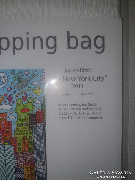 Goebel james rizzo - my new york city 2011 38x40cm shopping bag