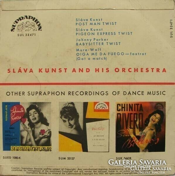 A Carousel of Tunes -Vinyl Single Supraphon bakelit lemez
