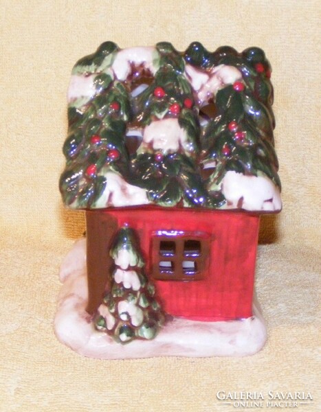 House-shaped candle holder