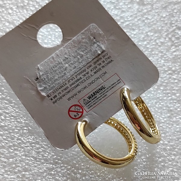 New medical steel gold plated earrings