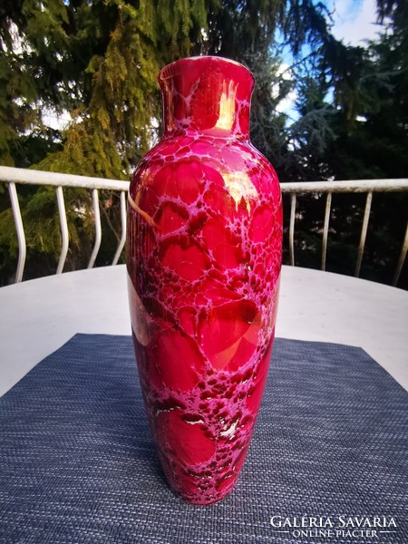 Hollóház chandelier vase, 25 cm
