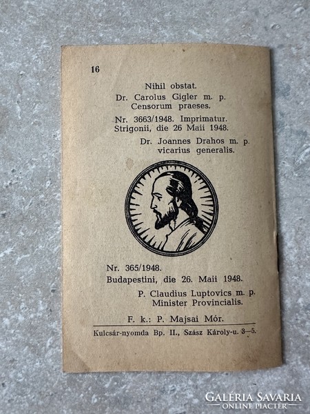 Két kis füzet Szent kereszt társulat 1913, Jubileumi füzet 1939