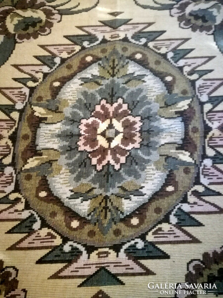Antique tablecloth - circa 1920 - woven tablecloth - 195 x 150 - art&decoration