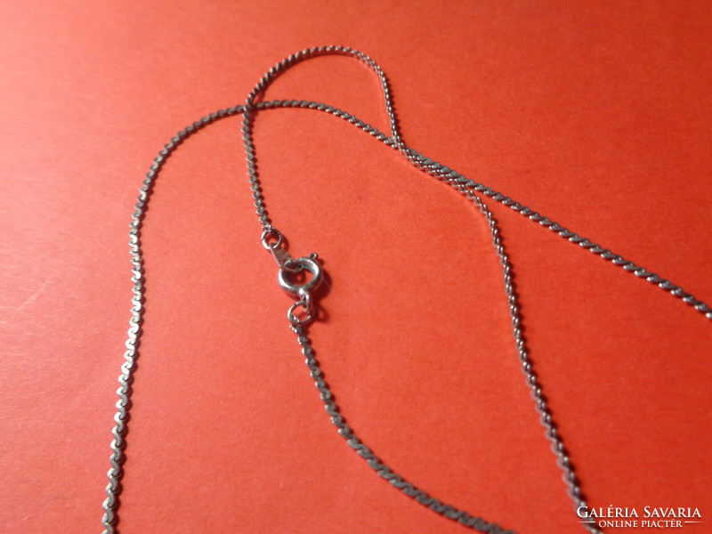 Necklace with flattened eyes 60 cm