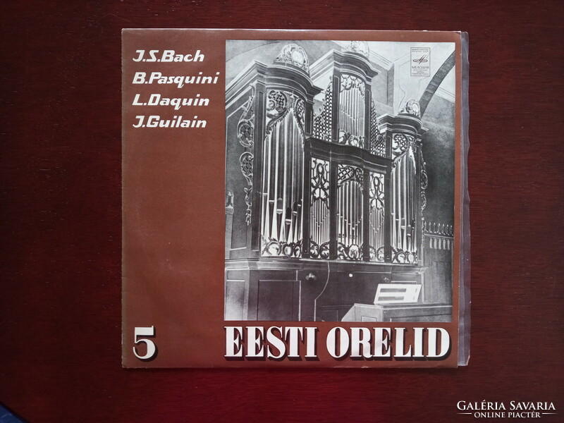 XVII-XVIII. Century organ music vinyl