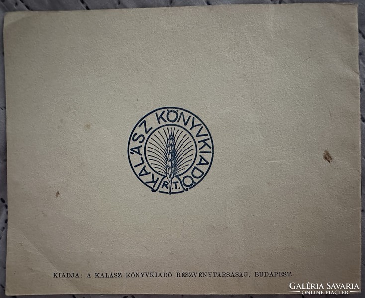 Kalász könyvkiadó füzete 1925-1948