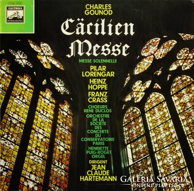 Gounod - Lorengar,Hoppe,Crass,Puig-Roget -Hartemann* - Cäcilien Messe (Messe Solennelle) (LP)
