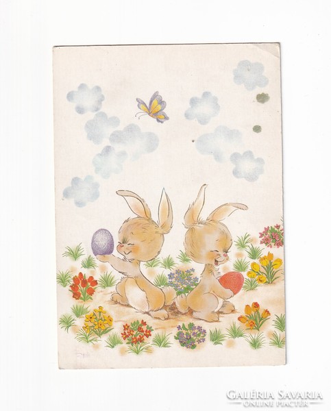 H:141 Húsvéti Üdvözlő képeslap "Képzőművészeti"