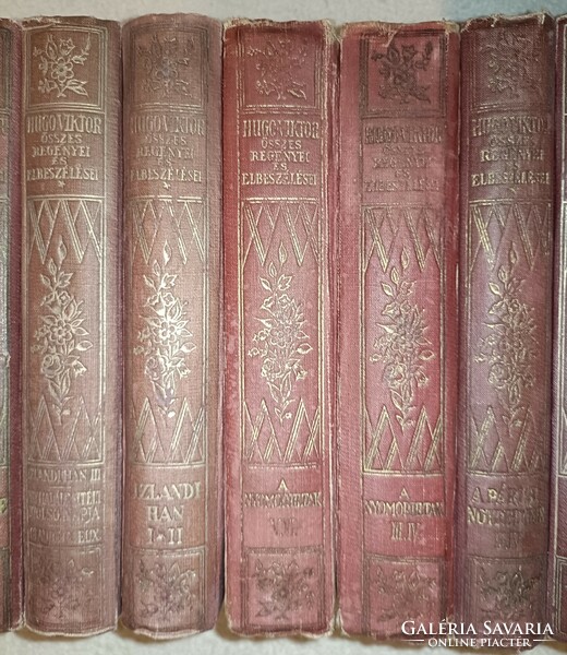 1 Ft-ról indul! Victor Hugo, Összes regényei, és elbeszélései! 20 kötet, Ex Libris Láng Gézáné