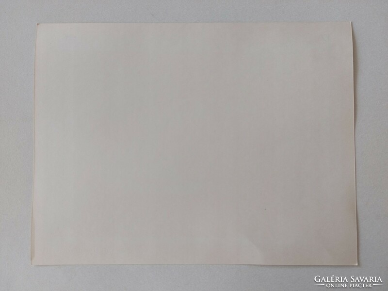 Régi nyomat 1960 művészeti papírkép