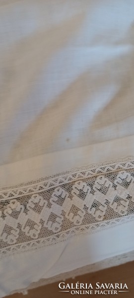 Large monogrammed sheet