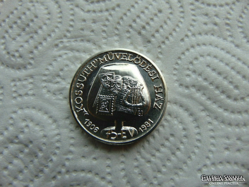 Silver commemorative medal in Salgótarján 33.18 Gram diameter 38 mm