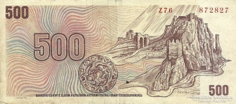 500 korun korona 1973 Csehszlovákia