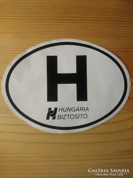 Retro Hungarian insurance sticker