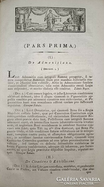 1 Ft-ról indul! 1800-as PLANUM TABULARE...DIVA MARIA THERESIA.... Pozsony. Latin nyelvű, jogi könyv!