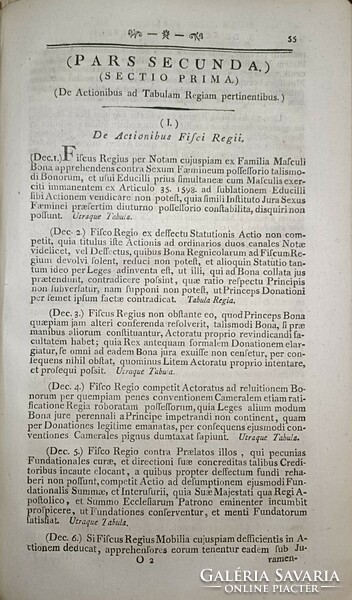 It starts from HUF 1! 1800-As planum tabulare...Diva maria theresia.... Bratislava. Legal book in Latin!