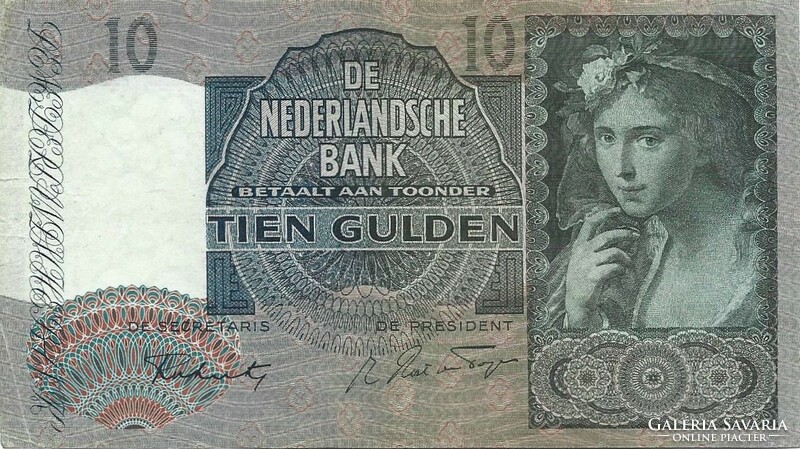 10 Gulden 1942 Netherlands