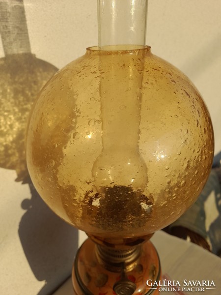 Josef steidl znaim large antique table kerosene lamp