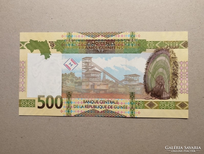 Guinea-500 francs 2022 oz