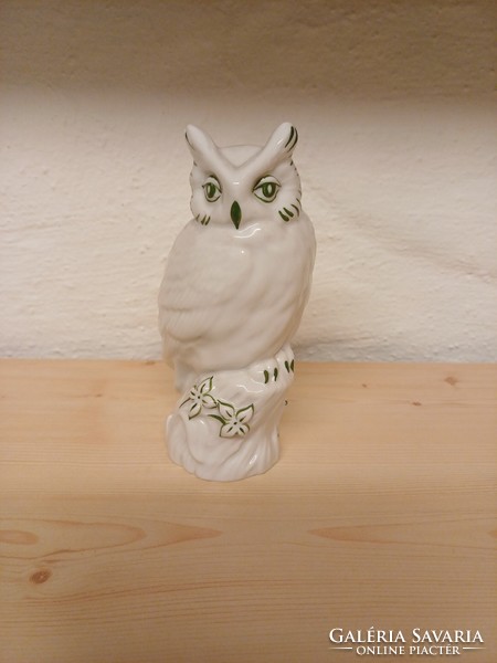 A very rare Raven House porcelain owl