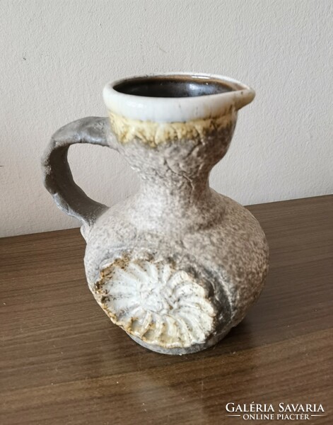 German ceramic jug, marked, 16 cm