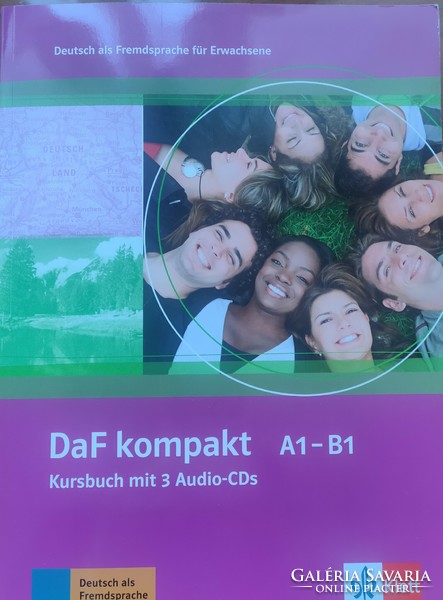 Daf compact a1-b1 German language book + workbook