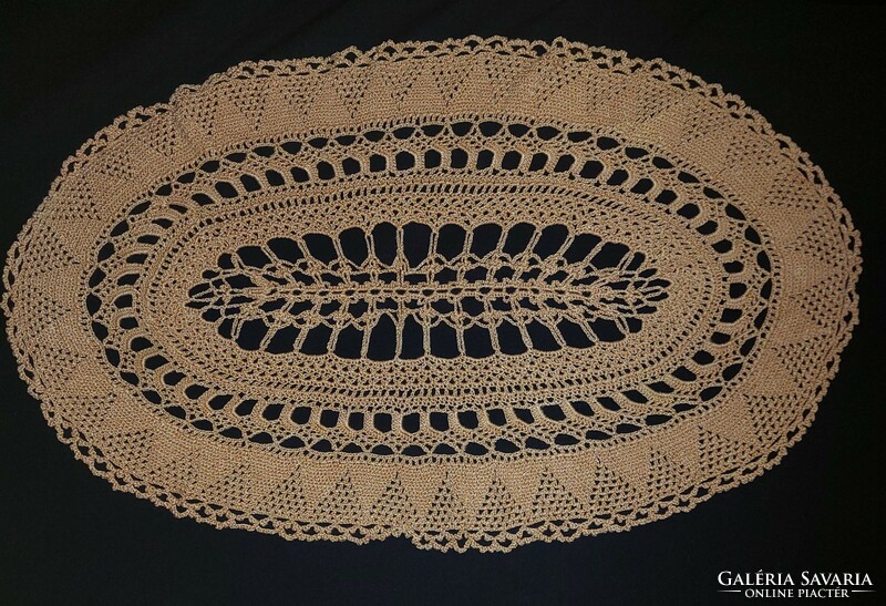 Crochet tablecloth 56×33cm