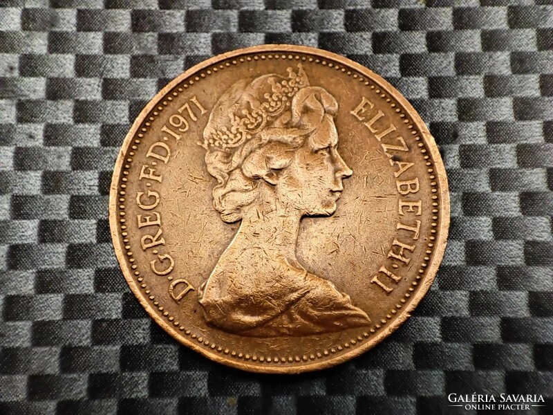 Egyesült Királyság 2 Új penny, 1971