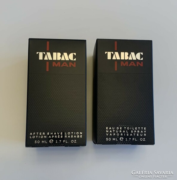 Új Tabac man parfüm edt és after shave lotion 50-50 ml 2 db egyben