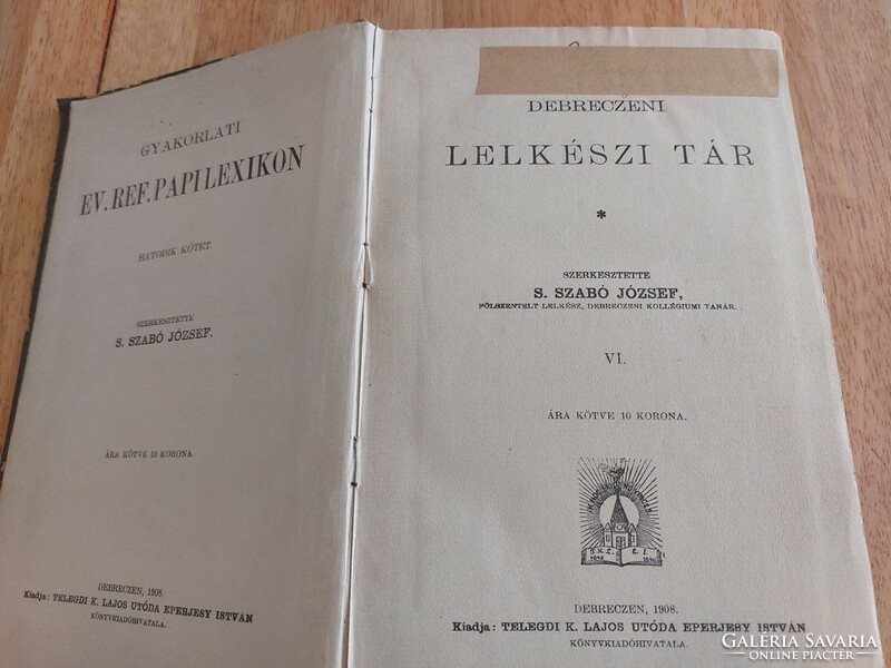 (K) Debreceni Lelkészi Tár (Szabó József)   1908