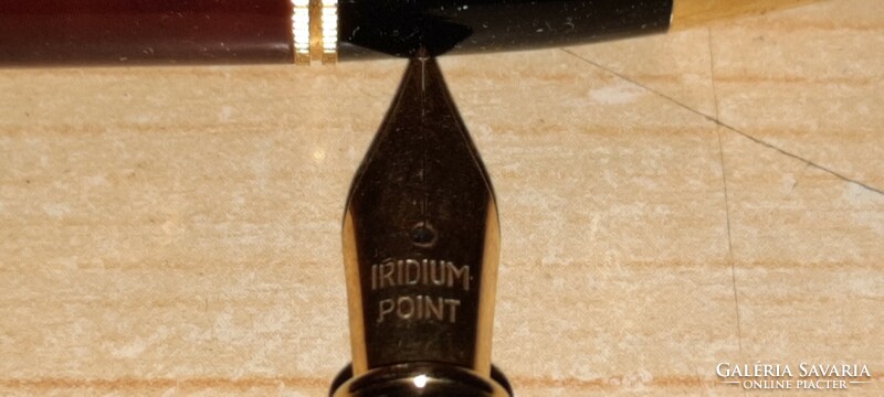 Old iridium point, fountain pen slot ballpoint pen