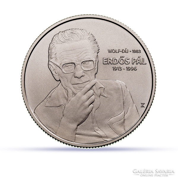 3000 Forint Erdős Pál 2023 Színesfém emlékérem  Zárt bontatlan kapszulában