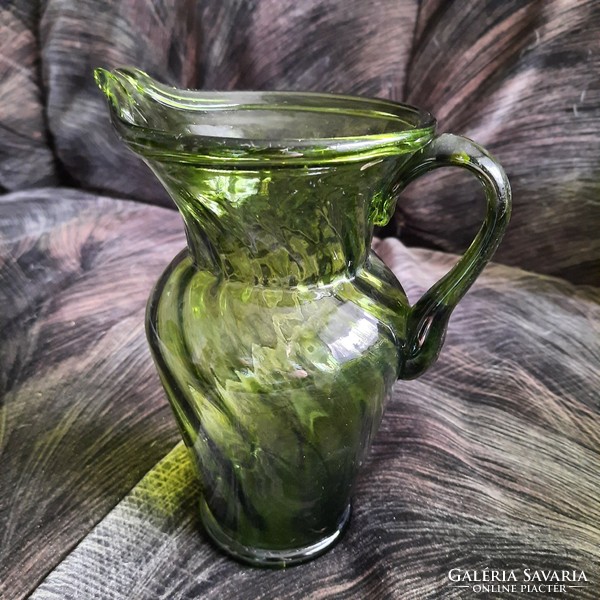 Zöld üveg szett, 6 darabos pohárkészlet