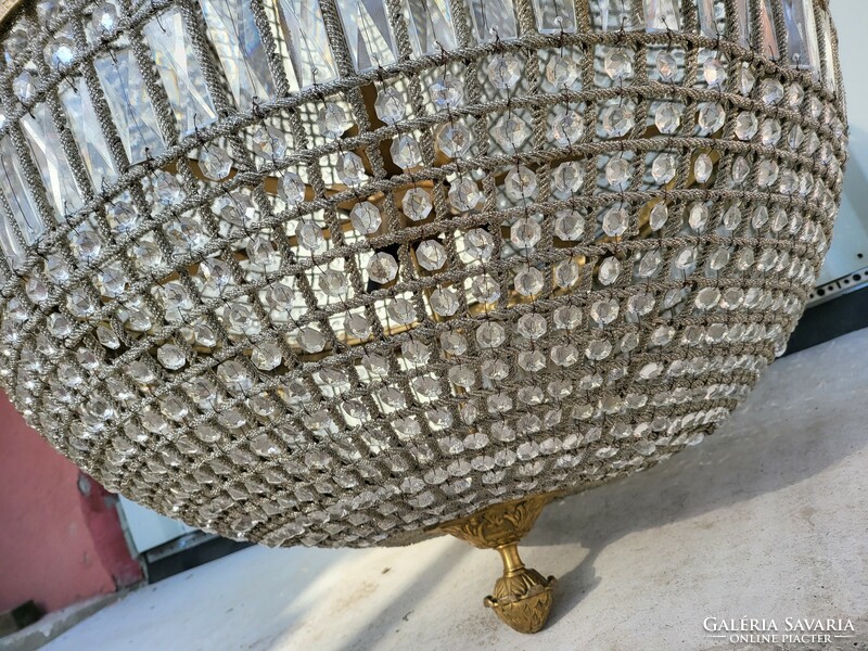 160cm empire fűzött kosaras csillár nagy méretű