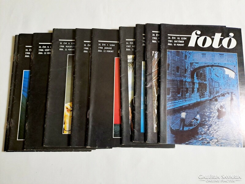 10 photo magazines from 1981-1988