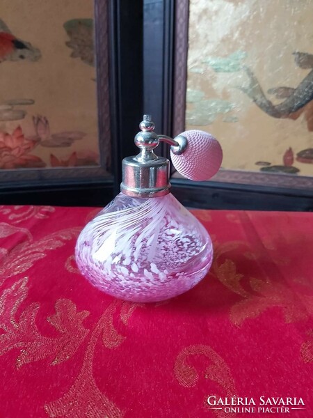 Caithness gyönyörű egyedi kézi gyártású pumpás parfümös üveg eredeti
