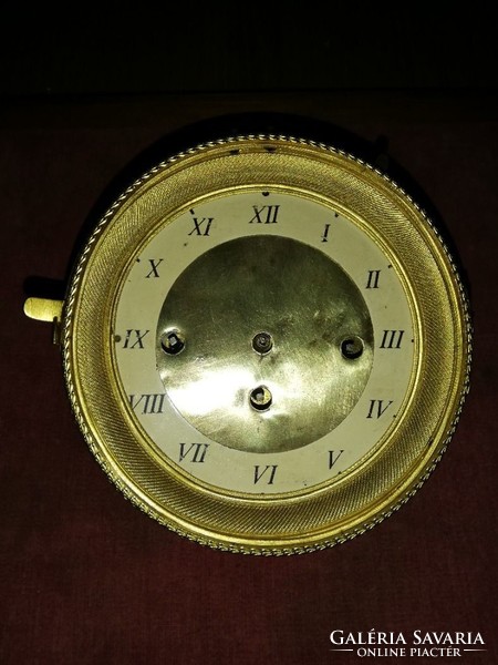 Quarter-stroke Biedermeier clock mechanism