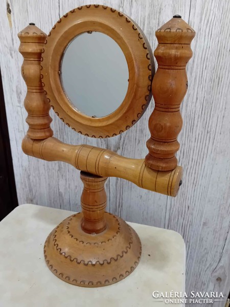 Old table shaver or vanity mirror