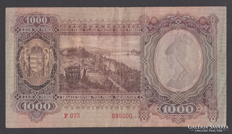 1000 Pengő 1943 (VF)