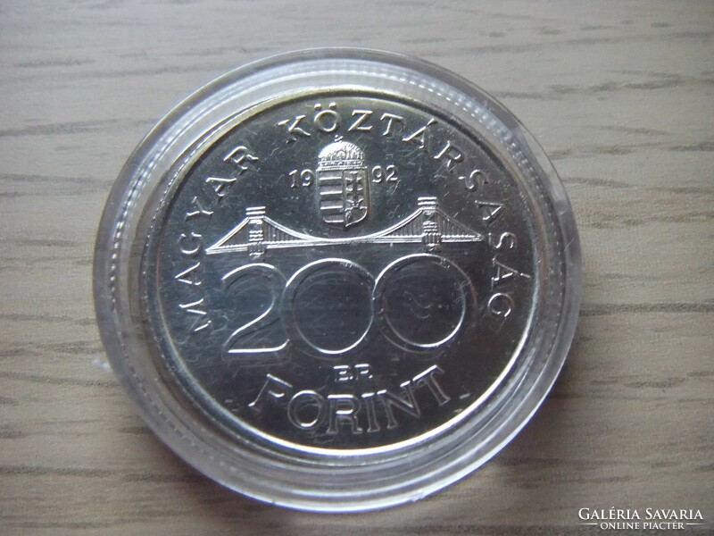 200 Forint 1992 Ezüstérme  zárt kapszulában
