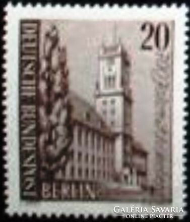Bb233 / Germany - Berlin 1964 700-year-old schöneberg stamp postal clerk